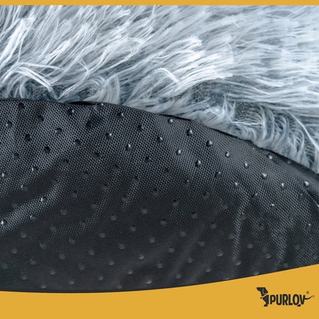 Legowisko Purlov S dla Kota Psa 44x38 cm Miękkie z Zadaszeniem Puszyste