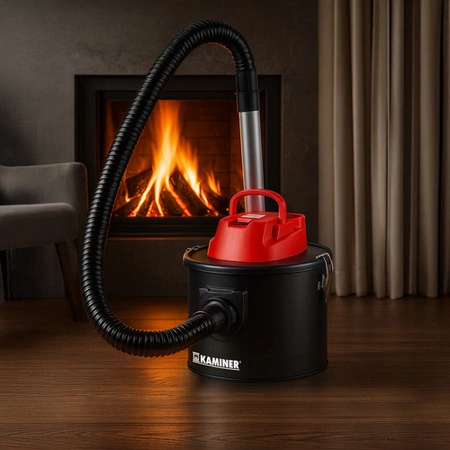 Odkurzacz Przemysłowy Bezworkowy do Kominka Popiołu Gruzu Pieca Grilla 10l Kaminer 26240