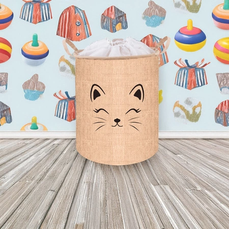 Kosz na Zabawki Ubrania Pojemnik Pranie Bieliznę Organizer Duży Zamykany XL KRUZZEL