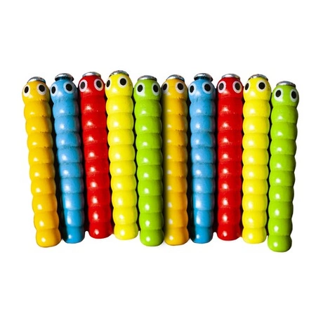 Gra Zręcznościowa dla Dzieci Drewniana Złap Robaczka Magnetyczna Truskawka KRUZZEL