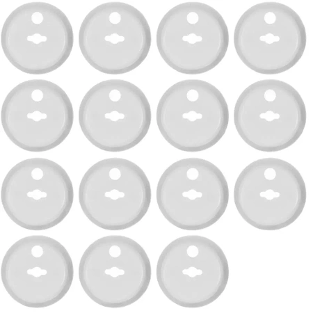 Blokada do Kontaktów Zabezpieczenie Zaślepki 15szt białe RUHHY