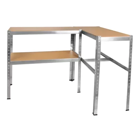 Regał Metalowy Magazynowy 180x90x40 cm Garażowy 5 Półek 875kg do Garażu 2w1 MALATEC