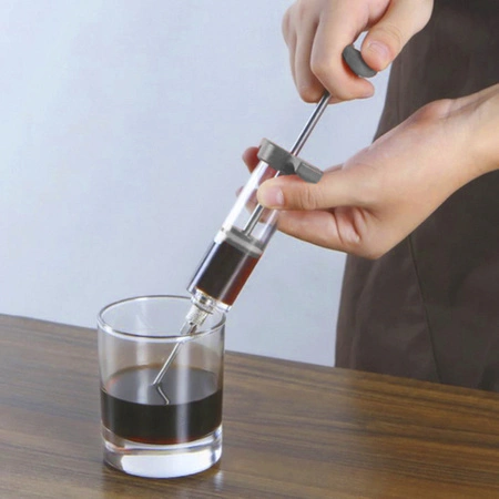 Nastrzykiwarka do Mięsa Strzykawka 3 Igły 50 ml Wędlin Szynki Szpryca Mięs RUHHY