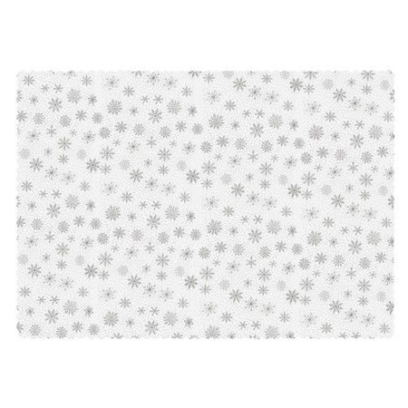 Obrus Świąteczny na Stół Boże Narodzenie Święta Biały Śnieżynki 180x140 cm RUHHY