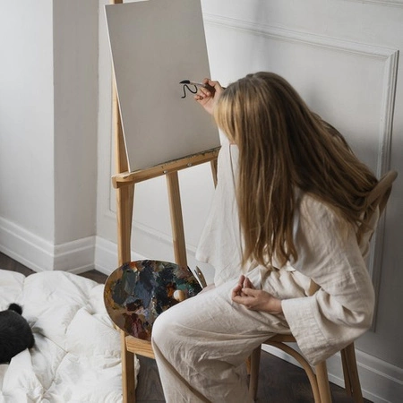 Płótno Podobrazie Malarskie 40x30 cm do Malowania Bawełniane Zestaw 4szt MAALEO