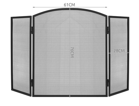 Parawan Kominkowy do Kominka Osłona XXL 118x76cm