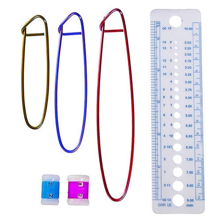 Zestaw na Start Szydełka Rozmiar 0,6-6,5 50el Etui RUHHY