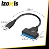 Adapter Sata USB SSD 3.0 do Dysku HDD na Dysk Kabel Przejściówka Dysków 2,5 Izoxis 26096