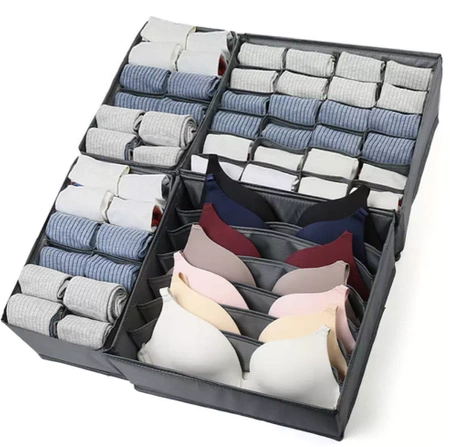 Organizer na Bieliznę Skarpetki do Szuflady Zestaw RUHHY