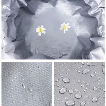 Plandeka Gruba Pokrowiec Mocna Wzmacniana Wodoodporna Płachta 120g 4x5 m GRADLOV