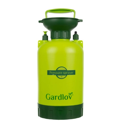 Opryskiwacz Ciśnieniowy Ręczny Ogrodowy Długi Zasięg Lanca + Wąż 150cm 5l Gardlov 25581