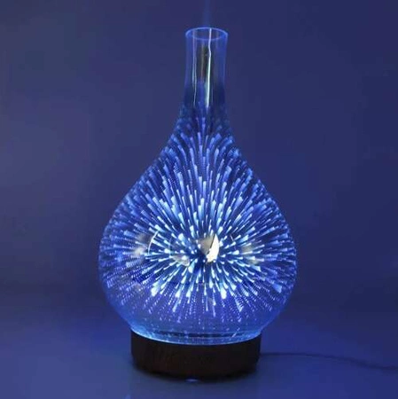 Nawilżacz Powietrza Lampka 3D Nocna Kolorowa Dyfuzor Zapachowy Aromaterapia RUHHY