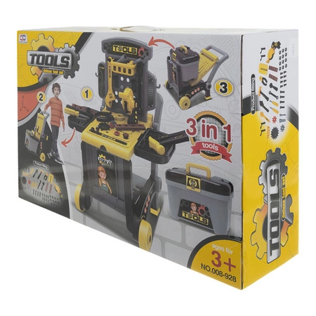 Warsztat Majsterkowicza ISO Trade 59 el. 3w1 Zestaw Zabawkowy dla Dzieci 26631