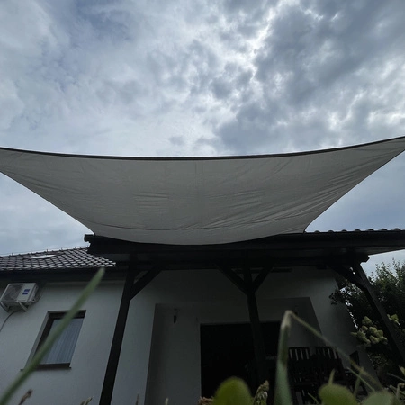 Żagiel Przeciwsłoneczny Ogrodowy Wodoodporny 3x4 Szary Prostokąt Zacieniacz GARDLOV