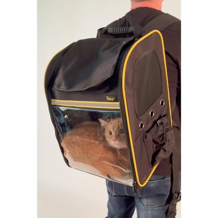 Plecak Transporter dla Psa Kota Torba Podróżna Rozkładany Przezroczysty PURLOV