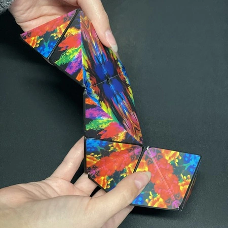 Kostka Antystresowa Cube Magnetyczna Układanka Odstresowująca Magiczna Gra KRUZZEL