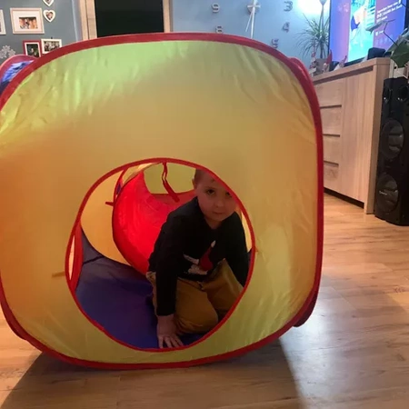 Namiot dla Dzieci Tipi Domek Wigwam Tunel do Domu Ogrodu Zestaw Ogrodowy KRUZZEL