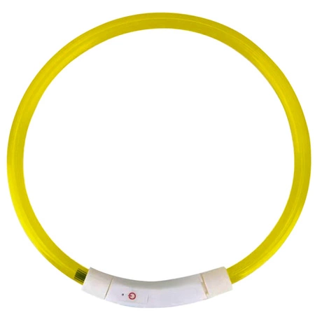 Obroża dla Psa Świecąca LED Kota USB Regulowana 70 cm Ładowana z Regulacją PURLOV