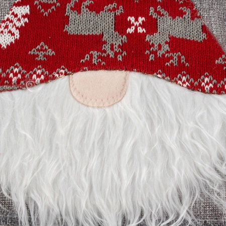 Bieżnik Świąteczny na Stół Obrus Święta Skrzaty Krasnal Szary Wigilijny RUHHY