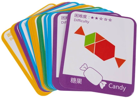 Drewniane Puzzle Układanka Gra Logiczna Mozaika XL KRUZZEL