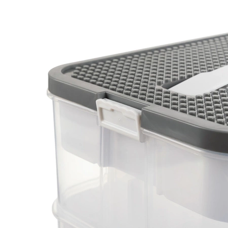 Pojemnik na Klocki Pudełko 35l Organizer z Przegródkami Duży 5 Piętrowy Kruzzel 25759