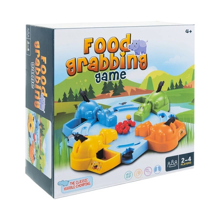 Gra Głodne Hipcie ISO TRADE Łapanie Kulek Zręcznościowa Rodzinna dla Dzieci