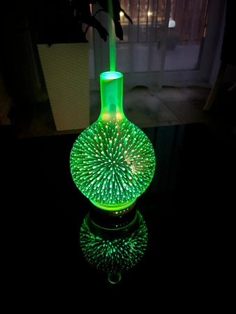 Nawilżacz Powietrza Lampka 3D Nocna Kolorowa Dyfuzor Zapachowy Aromaterapia RUHHY