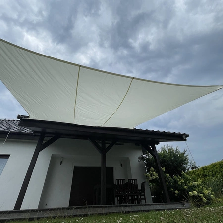 Żagiel Przeciwsłoneczny Ogrodowy Wodoodporny 3,6x3,6 m Zacieniacz Kwadrat GARDLOV