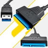 Adapter Sata USB SSD 3.0 do Dysku HDD na Dysk Kabel Przejściówka Dysków 2,5 Izoxis 26096