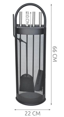 Przybory Kominkowe Zestaw Do Kominka 5w1 Akcesoria KAMINER