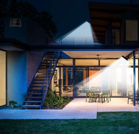 Lampa Solarna z Czujnikiem Ruchu Zmierzchu 100 LED IZOXIS