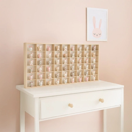 Półka Drewniana na Lalki Ekspozytor na Figurki Autka Kolekcje Laleczek Aut Kruzzel 26969