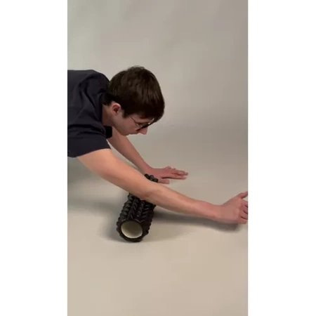 Roller do Masażu Wałek Masażer Ćwiczeń Mięśni Brzucha z Wypustkami Piankowy TRIZAND