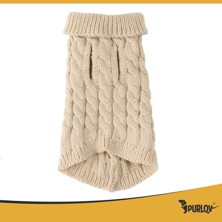 Ubranko dla Psa Kota Ciepły Sweterek Zimowy Sweter Ubranie na Zimę Golf S Purlov 26216