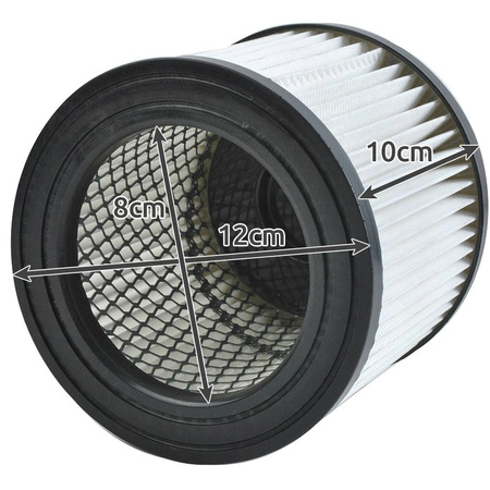 Zmywalny Filtr HEPA do Odkurzacza Kominka Popiołu KAMINER