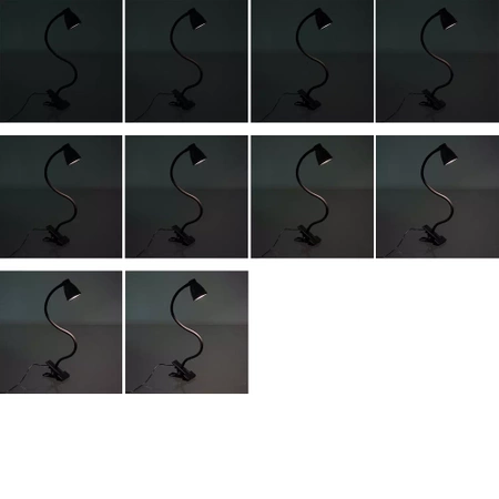 Lampka LED Biurkowa z Klipsem do Czytania Elastyczna do USB na Klips Biurko IZOXIS