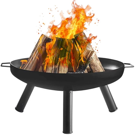 Palenisko Ogrodowe na Ognisko Duże Grill Ogrodowy Trójnóg Duże z Uchwytami KAMINER