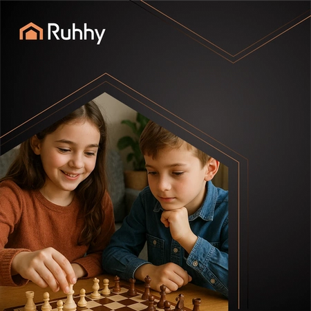 Szachy Drewniane Królewskie Klasyczna Gra na Prezent w Walizce z Wkładkami Ruhhy 26038