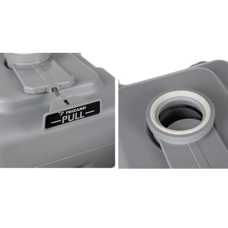 Toaleta Przenośna Turystyczna Mobilne WC Kempingowa na Działkę 20L Modułowa TRIZAND