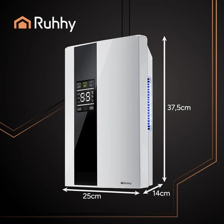 Osuszacz Powietrza Pochłaniacz Wilgoci Oczyszczacz UV Mocny 24h Pilot Ruhhy 26627