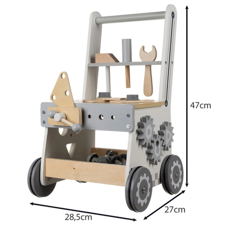 Warsztat dla Dzieci Zestaw Majsterkowicza Drewniany Narzędzia z Narzędziami KRUZZEL