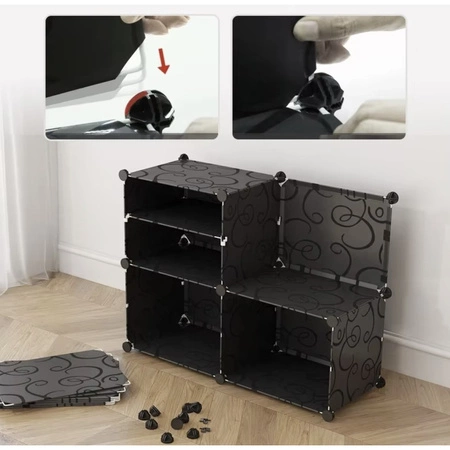 Półka na Buty Organizer Regał Szafka 6 Półek Moduł RUHHY