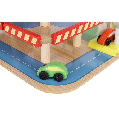 Parking Drewniany Garaż Winda Duży Tor Myjnia Auta Piętrowy Helikopter XXL KRUZZEL