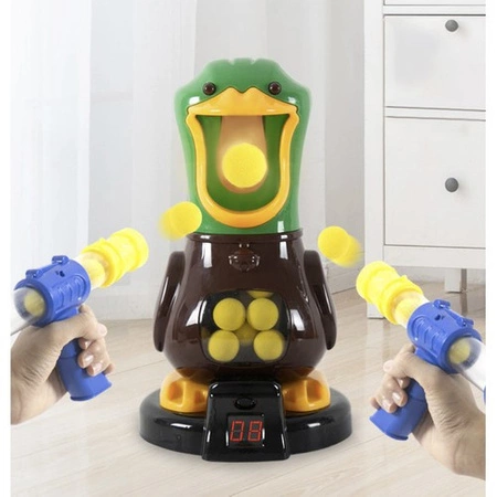 Głodna Kaczka Strzelanie do Celu 2 Pistolety Gra Zręcznościowa dla Dzieci KRUZZEL