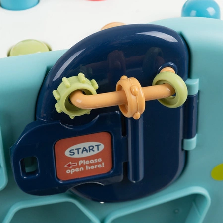 Zabawka interaktywna Słonik Montessori KRUZZEL Sorter Wbijak Tablica Klocki