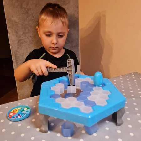 Gra Zręcznościowa Pingwin na Lodzie Pingwinek Rodzinna Prezent dla Dzieci KRUZZEL