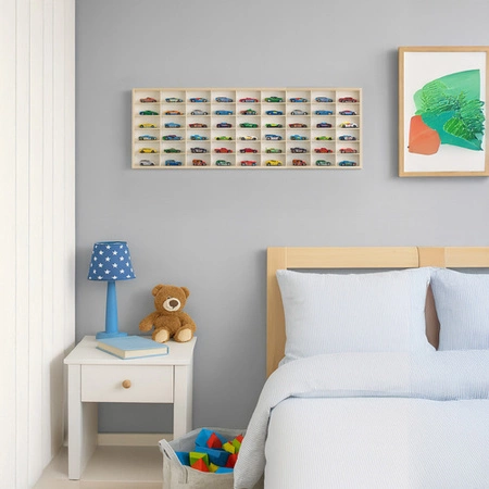 Półka Drewniana na Lalki Ekspozytor na Figurki Autka Kolekcje Laleczek Aut Kruzzel 26969