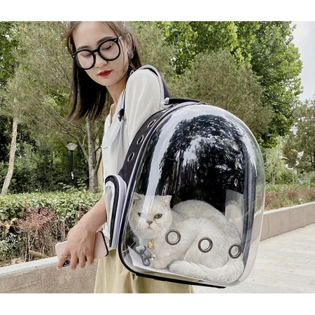 Plecak Transporter dla Kota Małego Psa Torba z Otworami Przezroczysty Mocny PURLOV