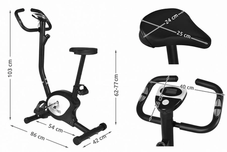 Rower Treningowy Rowerek Stacjonarny z Komputerem MALATEC