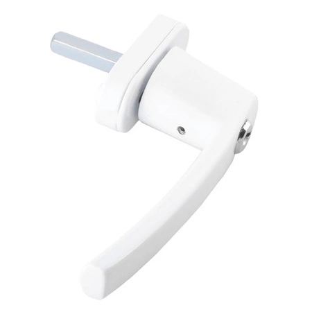 Klamka Okienna na Okno Balkonowa do Okien Okna Biała z Kluczykiem Zamkiem MALATEC